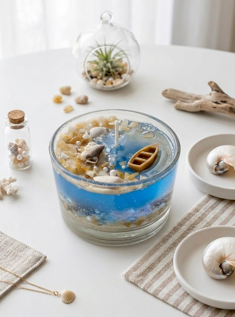 A collection of hand-poured candles